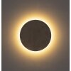 Globo Jillian LED Wandleuchte aus Travertin, rund 3000 Kelvin 1698 Lumen 14 Watt IP20 für innen