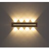 Globo Rojas LED Wandlampe aus Travertin, modern mit Up- & Downlight für Akzente