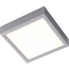 NOWA Puccy LED silberfarbene Deckenleuchte quadratisch IP20 1200 Lumen 10 Watt