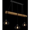 Globo Caldwell Hängeleuchte Esstisch Industrial 3-flammig Holz Metall E27 100 cm
