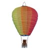 Globo HELUBA LED Solarleuchte Heißluftballon IP44 bunter Stoffschirm 24-flammig
