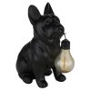 Globo DOGLI LED Solarleuchte Hund für Außenbereich IP44 3000 Kelvin