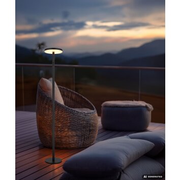 Globo DYNARO LED Solar-Stehleuchte für Außenbereich und Wegbeleuchtung IP54