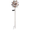Globo ROSALI LED Solarleuchte Gartenstecker Rose für Außenbereich IP44 3000K 6W