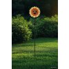 Globo CORALIE LED Solar-Gartenstecker Sonnenblume IP44 3000 K für Außenbereich