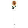 Globo CORALIE LED Solar-Gartenstecker Sonnenblume IP44 3000 K für Außenbereich