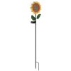 Globo CORALIE LED Solar-Gartenstecker Sonnenblume IP44 3000 K für Außenbereich