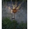 Globo AURALIE LED Solarleuchte für Außenbereich, Gartenleuchte rostfarben IP44