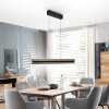 SCHÖNER WOHNEN-Kollektion LENA LED längliche Esstisch-Pendelleuchte 105 cm Rauchglas
