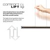 SCHÖNER WOHNEN-Kollektion LENA LED längliche Esstisch-Pendelleuchte 105 cm Rauchglas