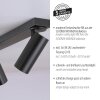 Schöner Wohnen-Kollektion RIK 3-flammiger Deckenstrahler mit drehbaren Metallspots