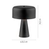 SCHÖNER WOHNEN-Kollektion PENTO Tischleuchte Tischlampe Metall E27 Schalter am Kabel