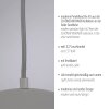 SCHÖNER WOHNEN-Kollektion ALI halbrunde Esstisch-Pendelleuchte sandfarben 38 cm