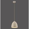 SCHÖNER WOHNEN-Kollektion TRAVENTA Pendelleuchte beige E27 Beton Travertin 21 cm