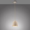 SCHÖNER WOHNEN-Kollektion TRAVENTA Pendelleuchte beige E27 Beton Travertin 21 cm