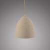 SCHÖNER WOHNEN-Kollektion TRAVENTA Pendelleuchte beige E27 Beton Travertin 21 cm