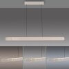 Schöner Wohnen-Kollektion Adriana Round sandfarbene LED Esstisch-Pendelleuchte Länge 160 cm