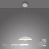 SCHÖNER WOHNEN-Kollektion LENTE LED halbrunde Pendelleuchte, höhenverstellbar, 40 cm Länge