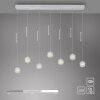 Schöner Wohnen-Kollektion LINI 7-flammige LED Pendelleuchte weiß transparent