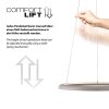 Schöner Wohnen-Kollektion QUILLO sandfarbene LED Ring-Pendelleuchte 3000 K 4860 lm 36 W