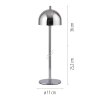 SCHÖNER WOHNEN-Kollektion BELLIS LED Tischleuchte kabellose Outdoor-Tischleuchte IP54