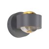 SCHÖNER WOHNEN-Kollektion CHIA LED-Wandlampe mit transparentem Glasschirm Up-/Downlight