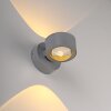 SCHÖNER WOHNEN-Kollektion CHIA LED-Wandlampe mit transparentem Glasschirm Up-/Downlight