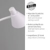 Leuchten Direkt LED Stehlampe PIXIE, gebogener Arm, verstellbar, 3000 Kelvin warmweiß