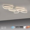 Leuchten Direkt LED Deckenleuchte PEBBLES, Memory, weiße Schleifen, 3000 Kelvin warmweiß