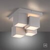 Leuchten Direkt LED stufige Würfel-Deckenleuchte TETRIS, weiß, 3000 Kelvin warmweiß