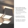 Leuchten Direkt LED stufige Würfel-Deckenleuchte TETRIS, weiß, 3000 Kelvin warmweiß