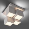 Leuchten Direkt LED stufige Würfel-Deckenleuchte TETRIS, weiß, 3000 Kelvin warmweiß