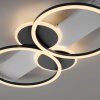 Leuchten Direkt LED Deckenleuchte TROOPER, verschränkte weiße Ringe, 3000 Kelvin warmweiß