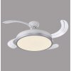 Leuchten Direkt LED Deckenventilator KOPTA, Lichtfarbe einstellbar 3000-6000 Kelvin