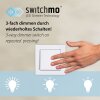 Leuchten Direkt LED Deckenleuchte KULUNKA, facettierte Prismen, 3000 Kelvin warmweiß