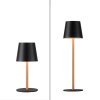 Leuchten Direkt LED Tischleuchte EURIA, 3000 Kelvin warmweiß, konischer Schirm