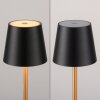 Leuchten Direkt LED Tischleuchte EURIA, 3000 Kelvin warmweiß, konischer Schirm