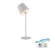 Leuchten Direkt LED Tischleuchte BOTERIA mit verstellbarem Schirm, 3000 Kelvin warmweiß