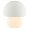 Brilliant weiße LED Pilz-Tischleuchte Dupis, warmweißes Licht, 2700 Kelvin