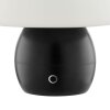 Brilliant moderne LED Pilz-Tischleuchte Dupos, weißer Glasschirm, 2700 Kelvin warmweiß