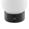 Brilliant LED Tischleuchte Dori mit weißem Kugelschirm, 2700 Kelvin warmweiß