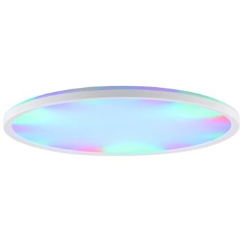 Brilliant LED Deckenleuchte Lumaro, 4000 Kelvin neutralweiß, dimmbar per Fernbedienung
