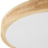 Brilliant LED Holz-Deckenleuchte Moreen, Lichtfarbe einstellbar 2700-6500 Kelvin