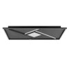 Brilliant LED Deckenleuchte Hardy, Memoryfunktion, 2700 Kelvin warmweiß, schwarzer Schirm