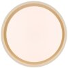 Brilliant, flache runde LED-Deckenleuchte Sonora in Beige, 3000 Kelvin warmweiß