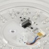 Brilliant LED-Deckenleuchte Oscara, flach-rund, Lichtfarbe einstellbar 2700-4000 Kelvin