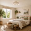 Brilliant LED-Deckenleuchte Capo in Beige, Lichtfarbe einstellbar 2700-6500 Kelvin