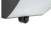Brilliant LED Solar-Wandleuchte Sierra IP54, Lichtfarbe einstellbar 2700-6500 Kelvin
