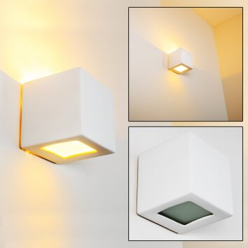 handelsüblichen FOSTER-AP I- Foster Wandleuchte bemalbar, Design Weiß mit Luce Farben