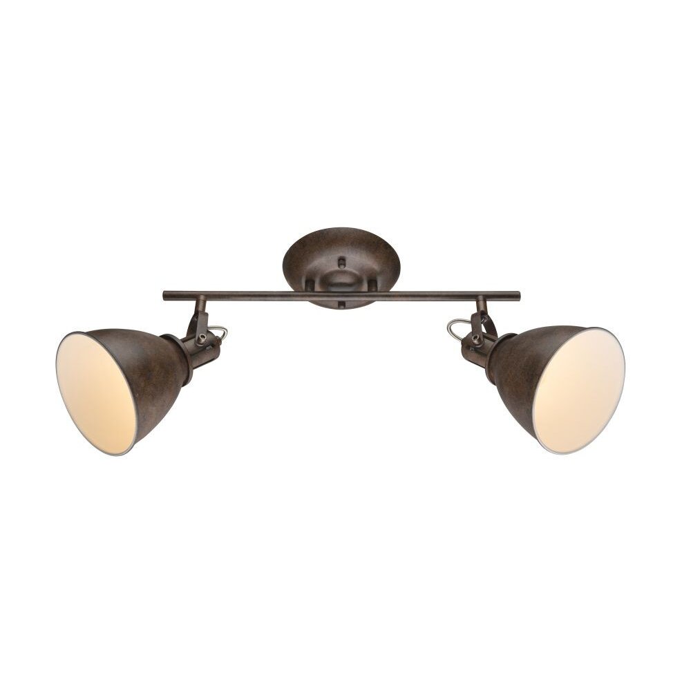 Globo GIORGIO Deckenstrahler Rostfarben, 2-flammig main product photo